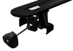 Strešný nosič Thule s hliníkovou EVO tyčou čierny Fiat Qubo 5-dr MPV s pevnými bodmi 08-17