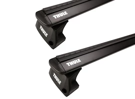 Strešný nosič Thule s hliníkovou EVO tyčou čierny LYNK & CO 01 5-dr SUV s integrovanými strešnými lyžinami 19-24