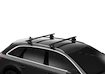 Strešný nosič Thule s hliníkovou EVO tyčou čierny Suzuki SX4 S-Cross 5-dr Hatchback s integrovanými strešnými lyžinami 14-24