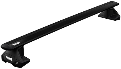 Strešný nosič Thule s hliníkovou EVO tyčou čierny Vauxhall Viva 5-dr Hatchback s holou strechou 15-24