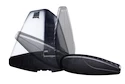 Strešný nosič Thule s hliníkovou tyčou čierny AUDI A4 Avant 5-dr kombi so strešnými lyžinami (hagusy) 96-07