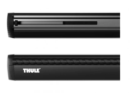 Strešný nosič Thule s hliníkovou tyčou čierny BMW 5-series GT 5-dr Hatchback s pevnými bodmi 09-17