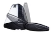 Strešný nosič Thule s hliníkovou tyčou čierny Chery Cross 5-dr Estate so strešnými lyžinami (hagusy) 07+