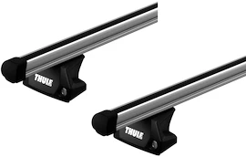 Strešný nosič Thule s hliníkovou tyčou Fiat Panda 5-dr Hatchback s integrovanými strešnými lyžinami 12-24