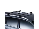 Strešný nosič Thule s oceľovou tyčou Audi A4 Allroad 5-dr Estate so strešnými lyžinami (hagusy) 08-15