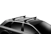 Strešný nosič Thule s oceľovou tyčou Mercedes Benz Viano 5-dr MPV so strešnými lyžinami (hagusy) 04-14