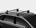 Strešný nosič Thule s oceľovou tyčou Seat Ibiza ST 5-dr Estate s integrovanými strešnými lyžinami 10-17