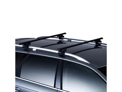 Strešný nosič Thule s oceľovou tyčou Subaru Legacy II 5-dr Estate so strešnými lyžinami (hagusy) 00-02