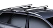 Strešný nosič Thule s teleskopickou tyčou Audi A4 Allroad 5-dr Estate so strešnými lyžinami (hagusy) 08-15