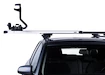 Strešný nosič Thule s teleskopickou tyčou Vauxhall Zafira Tourer 5-dr MPV s integrovanými strešnými lyžinami 12-24