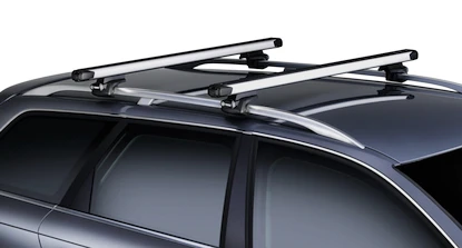Strešný nosič Thule s teleskopickou tyčou Volkswagen Touran I (1T) 5-dr MPV so strešnými lyžinami (hagusy) 03-15