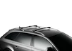 Strešný nosič Thule WingBar Edge čierny Audi A4 Avant 5-dr Estate so strešnými lyžinami (hagusy) 96-07