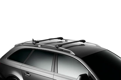 Strešný nosič Thule WingBar Edge čierny Toyota Hilux SW4 5-dr SUV s integrovanými strešnými lyžinami 16-24