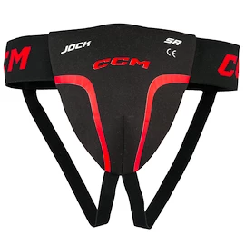 Suspenzor CCM Jock Black/Red Žiak (youth)