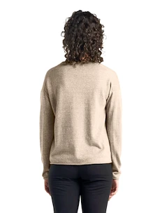 Sveter Icebreaker  Flaxen LS V Sweater Beige S
