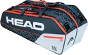 Taška na rakety Head  Core 6R Combi Grey/Orange 2020