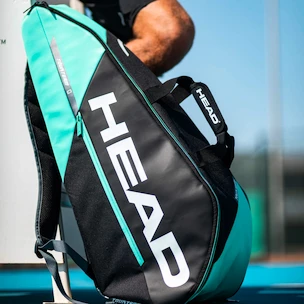 Taška na rakety Head  Tour Team 6R Black/Mint