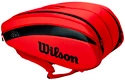 Taška na rakety Wilson  Federer DNA 12 Pack Red 2020