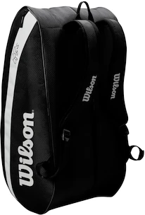 Taška na rakety Wilson  Federer Team 12 Pack 2020 Black