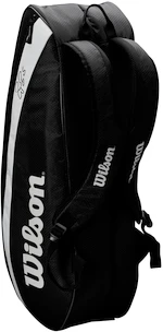 Taška na rakety Wilson  Federer Team 6 Pack 2020 Black