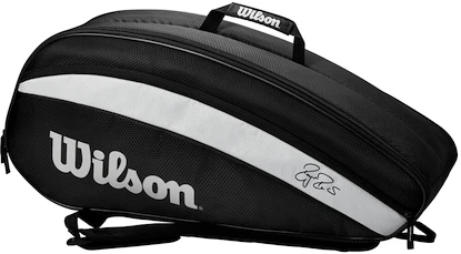 Taška na rakety Wilson  Federer Team 6 Pack 2020 Black