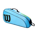Taška na rakety Wilson  Junior Racketbag Blue/Wild Lime