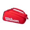 Taška na rakety Wilson  Super Tour 15 Pack Red