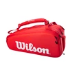 Taška na rakety Wilson  Super Tour 15 Pack Red