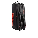 Taška na rakety Wilson TOUR 6 Pack Red/Black
