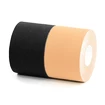 Tejpovacia páska BronVit Sport kinesiology tape balení 2 x 6m – classic – černá + béžová