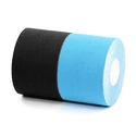 Tejpovacia páska BronVit  Sport kinesiology tape balení 2 x 6m – classic – černá + modrá