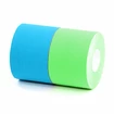 Tejpovacia páska BronVit  Sport kinesiology tape balení 2 x 6m – classic –  modrá + zelená