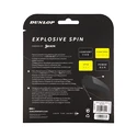 Tenisový výplet Dunlop  Explosive Spin Black 1.25 Set (12 m)