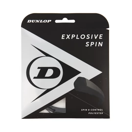 Tenisový výplet Dunlop Explosive Spin Black 1.25 Set (12 m)