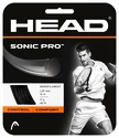 Tenisový výplet Head  Sonic Pro 17 Black 1.25 mm (12 m)