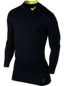 Termo tričko Nike Pro Warm Lite Compression Black/Volt