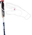 Trekkingové palice Leki  Smart Supreme, midnightblue dark metallic-darkblue-white, 100 - 130 cm