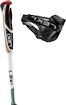 Trekkingové palice Leki  Spin Shark SL, white-smokegreen-dark anthracite, 100 - 130 cm