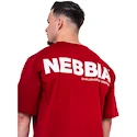Tričko Nebbia GYM ESSENTIALS Oversized T-shirt 381 red
