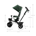 Trojkolka Kinderkraft Aveo Mystic Green