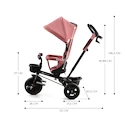 Trojkolka Kinderkraft Aveo Rose Pink
