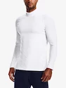 UA CG Armour Fitted Mock-WHT