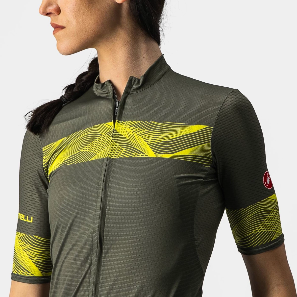 Castelli Fenice Military Green/Sulphur