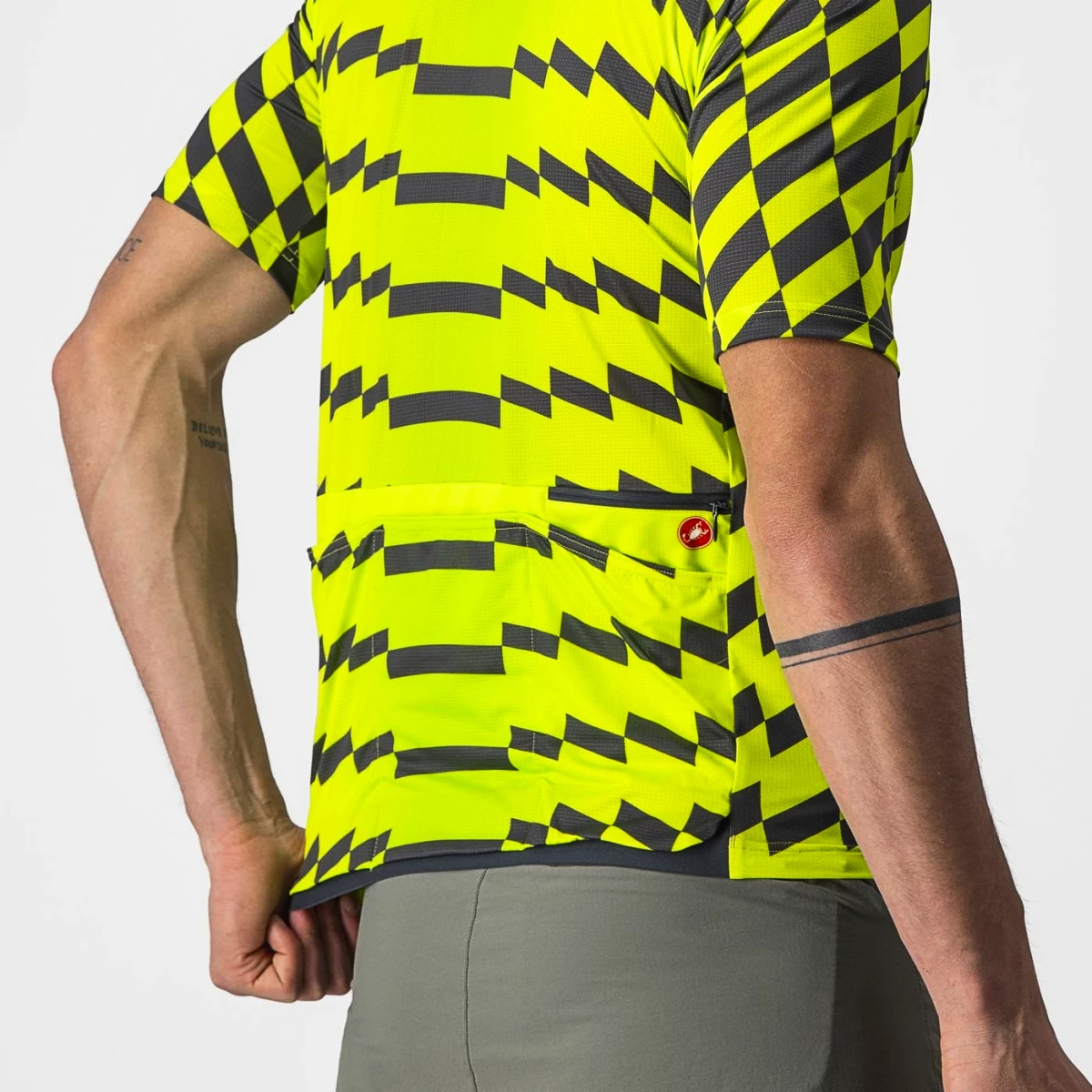 Castelli Unlimited Sterrato Electric Lime/Gray