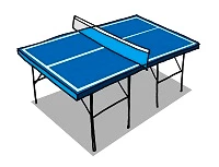 stôl na stolný tenis