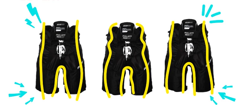 Modely hokejových nohavíc Bauer, CCM a Warrior