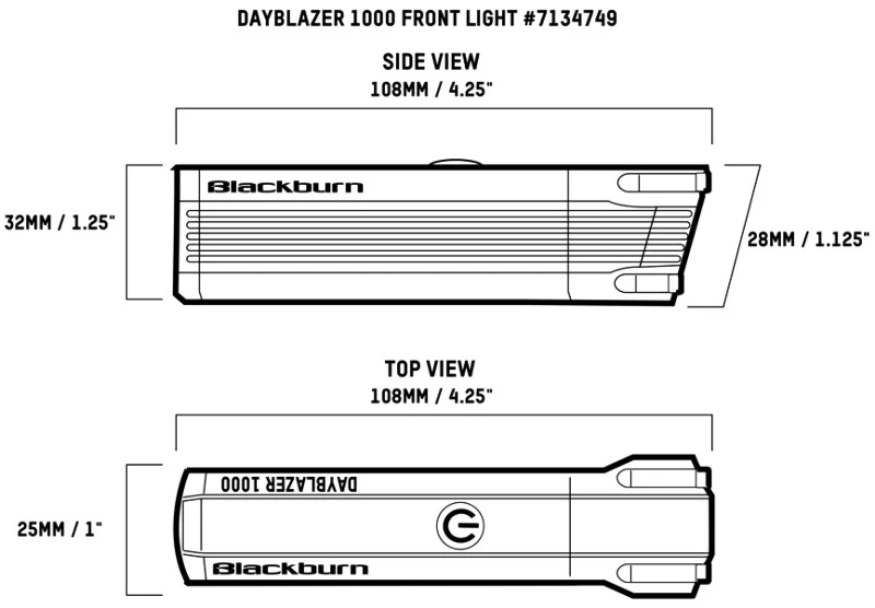 rozmery modelu dayblazer 1000