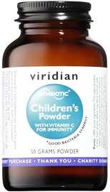 Viridian Children′s Synerbio (Zmes probiotík, prebiotík a vitamínu C pre deti) 50 g