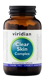 Viridian Clear Skin Complex (Prírodná starostlivosť o pleť) 60 kapsúl
