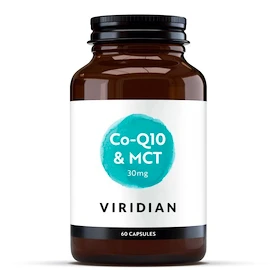 Viridian Co-enzym Q10 with MCT 30 mg (Koenzym Q10) 60 kapslí